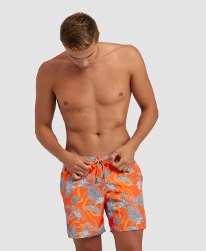 Arena Allover Beach Shorts Orange Grå Olika Färger | ILW49B-799