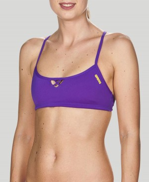 Arena BE Bandeau Bikiniöverdel Lila | GLF58F-787