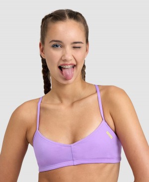 Arena Live Bandeau Bikiniöverdel Lila | JZP99A-998