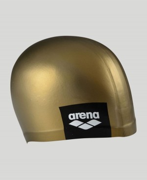 Arena Logo Moulded Silikon Badmössa Guld | HMB84A-174