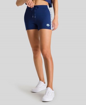 Arena Lorella Team Shorts Marinblå Vita | TWY98X-458