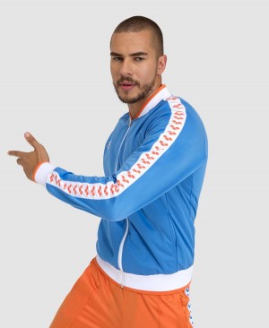 Arena Relax IV Team Full-Zip Jacka Blå Vita Orange | TML05G-359