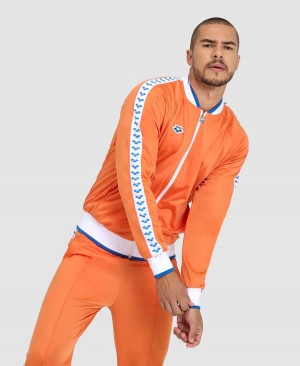 Arena Relax IV Team Full-Zip Jacka Orange Vita | LGM53K-108