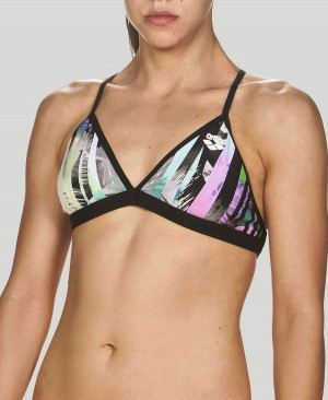 Arena Riviera Tie Back Bikiniöverdel Svarta Olika Färger | SSV16X-581