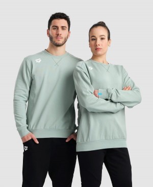 Arena Solid Crewneck Sweatshirt Gröna | VEW21N-487