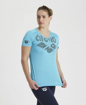 Arena Sport Cool T-Shirt Turkos | FRQ99X-697