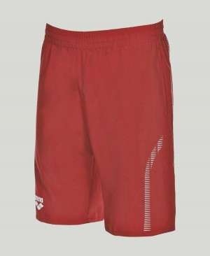 Arena Team Line Bermuda Shorts Röda | IQN77H-598