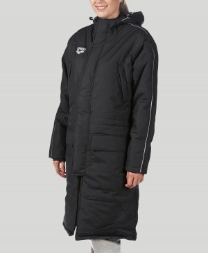 Arena Team Line Parka Jacka Svarta | MNB12O-483