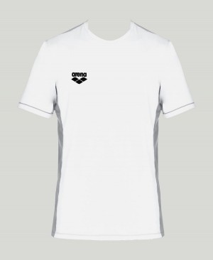 Arena Team Line Tech Korta Sleeve T-Shirt Vita | UXO72F-027