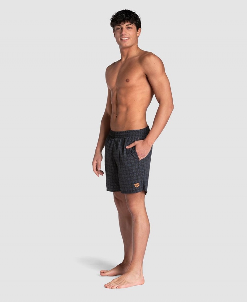 Arena 50th Anniversary Beach Shorts Svarta Olika Färger | TYB98A-677