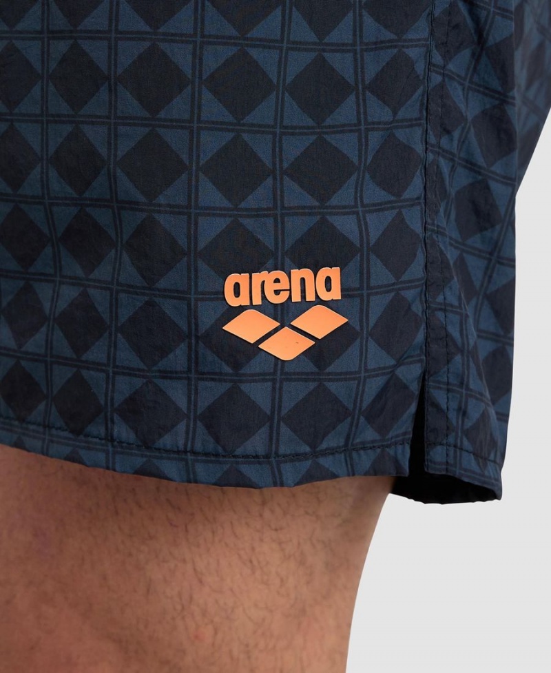 Arena 50th Anniversary Beach Shorts Svarta Olika Färger | TYB98A-677