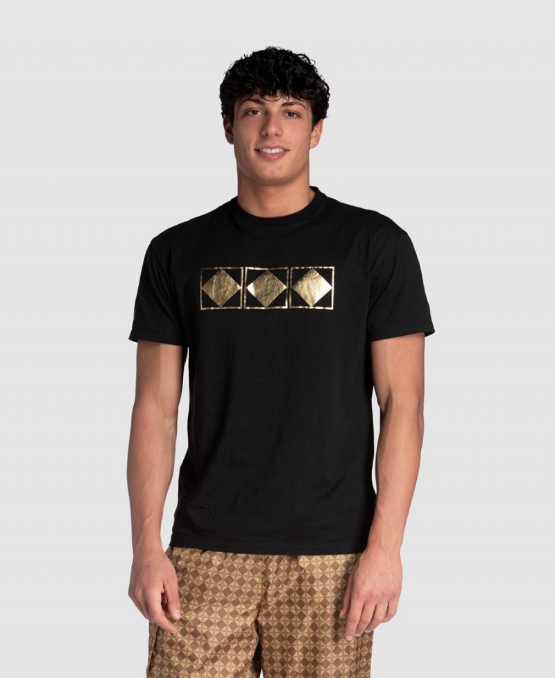 Arena 50th Anniversary Gold T-Shirt Svarta | PRH81F-718