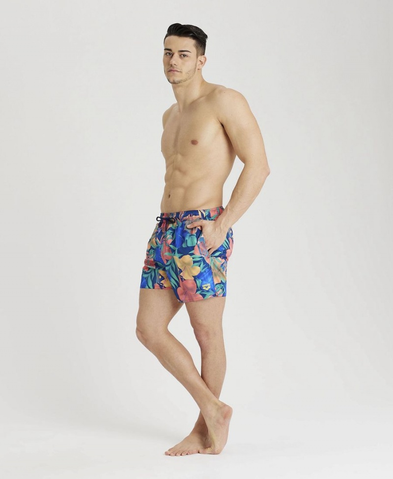 Arena Allover Beach Shorts Blå Olika Färger | LKQ21B-806