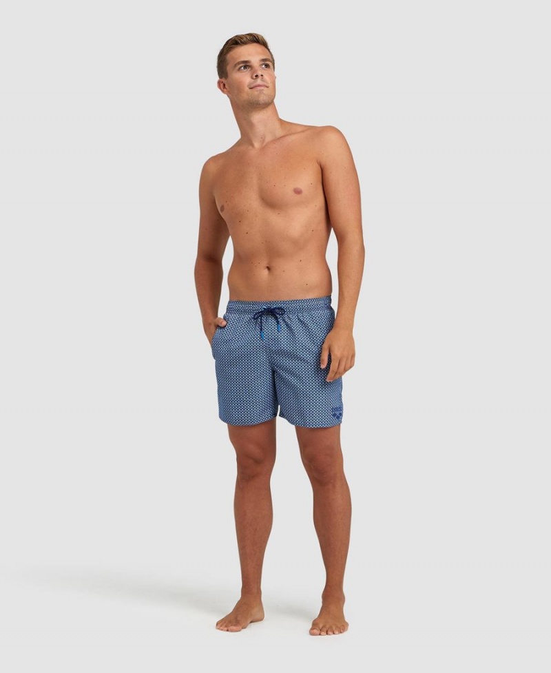 Arena Allover Beach Shorts Blå Olika Färger | NLA17K-020