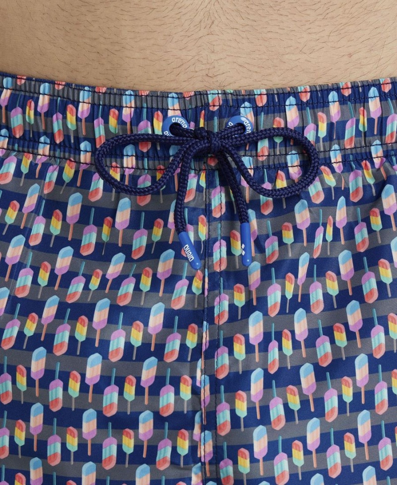 Arena Allover Beach Shorts Grå Olika Färger | JWJ60H-053