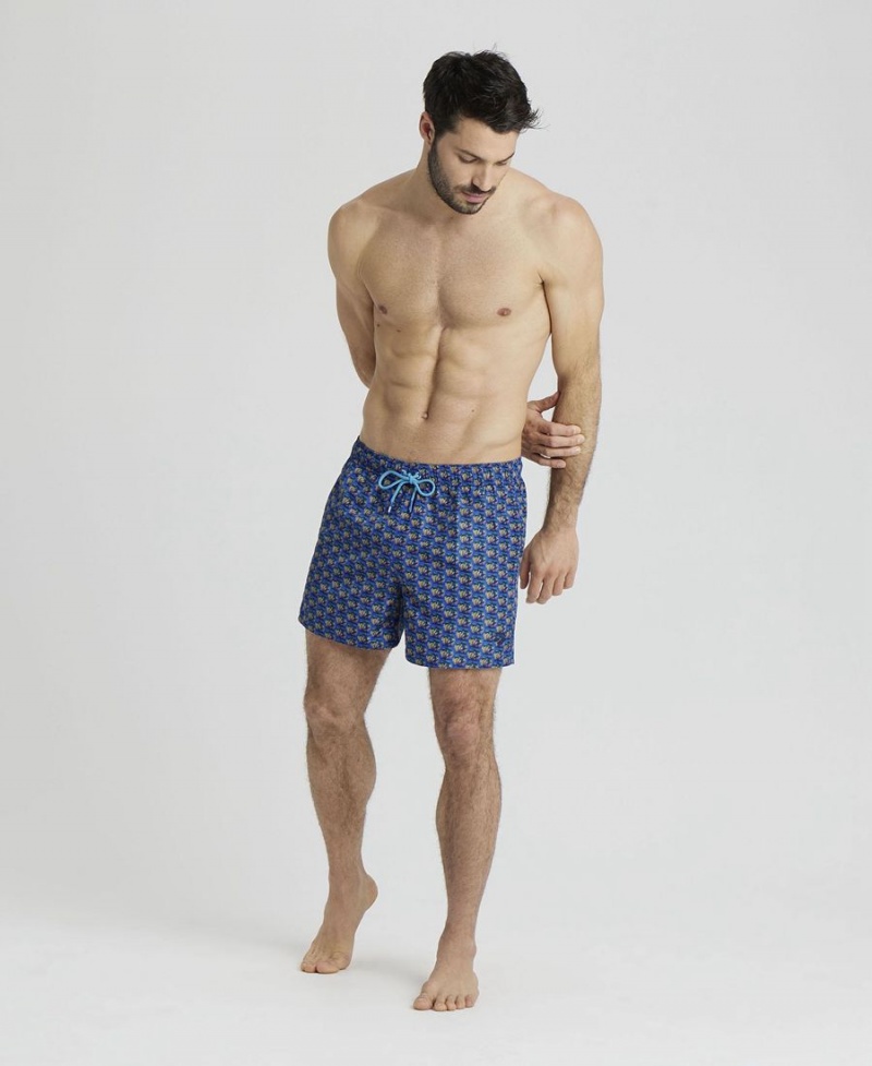 Arena Allover Beach Shorts Marinblå Olika Färger | KNR36M-218