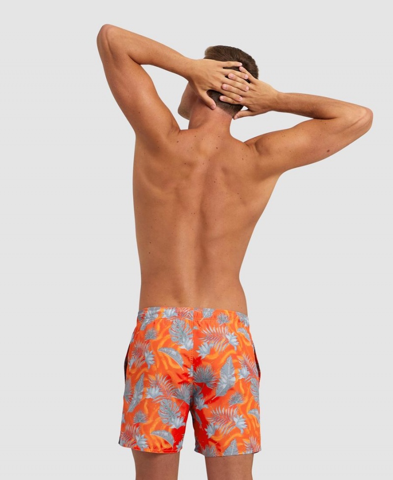 Arena Allover Beach Shorts Orange Grå Olika Färger | ILW49B-799