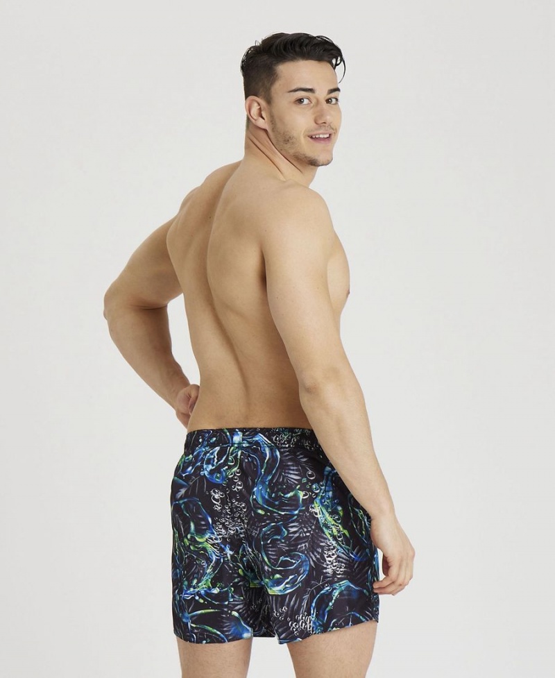 Arena Allover Beach Shorts Svarta Olika Färger | YZP85W-930