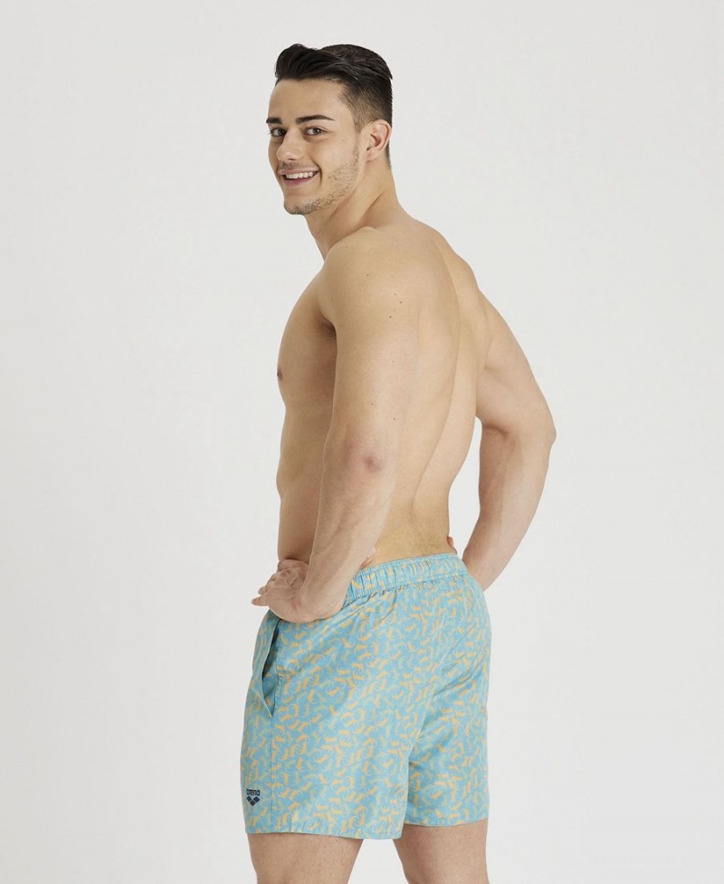 Arena Allover Beach Shorts Turkos Olika Färger | IBR02X-298