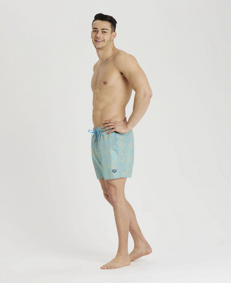 Arena Allover Beach Shorts Turkos Olika Färger | IBR02X-298