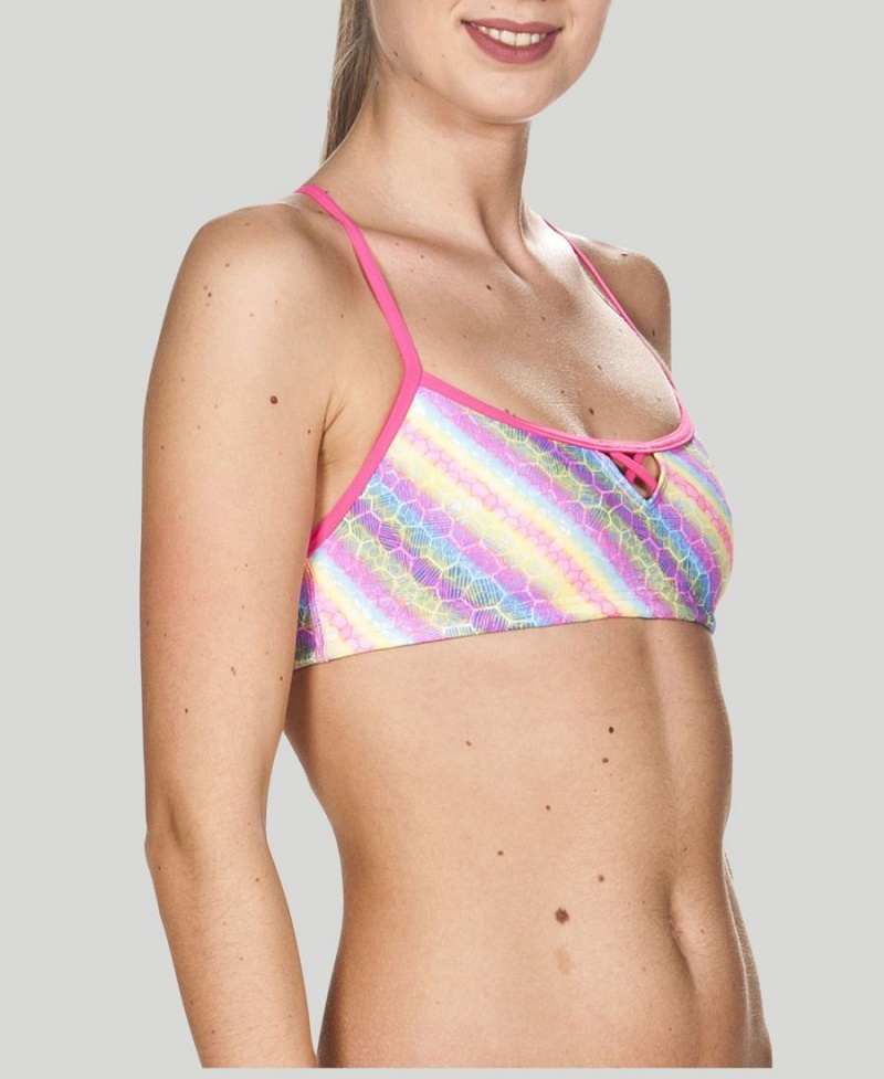 Arena BE Bandeau Bikiniöverdel Rosa Olika Färger | ZWB15D-379