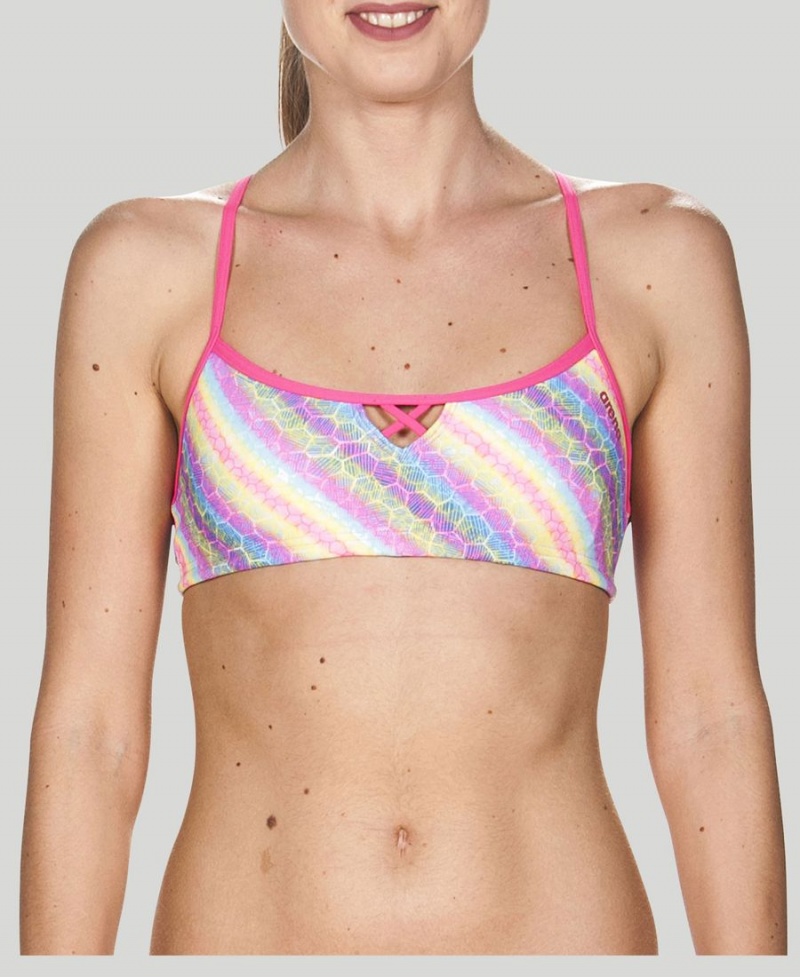 Arena BE Bandeau Bikiniöverdel Rosa Olika Färger | ZWB15D-379