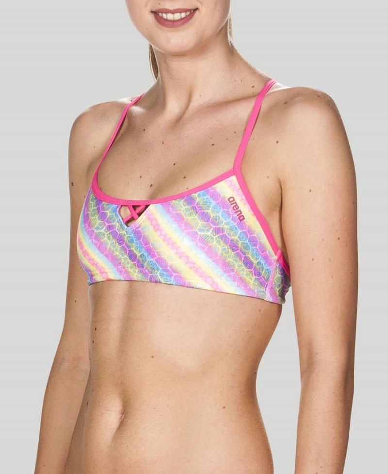 Arena BE Bandeau Bikiniöverdel Rosa Olika Färger | ZWB15D-379