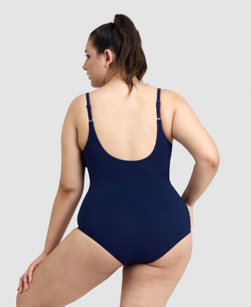 Arena BodyLift Maura U Back Plus Baddräkt Marinblå | YCI65N-674