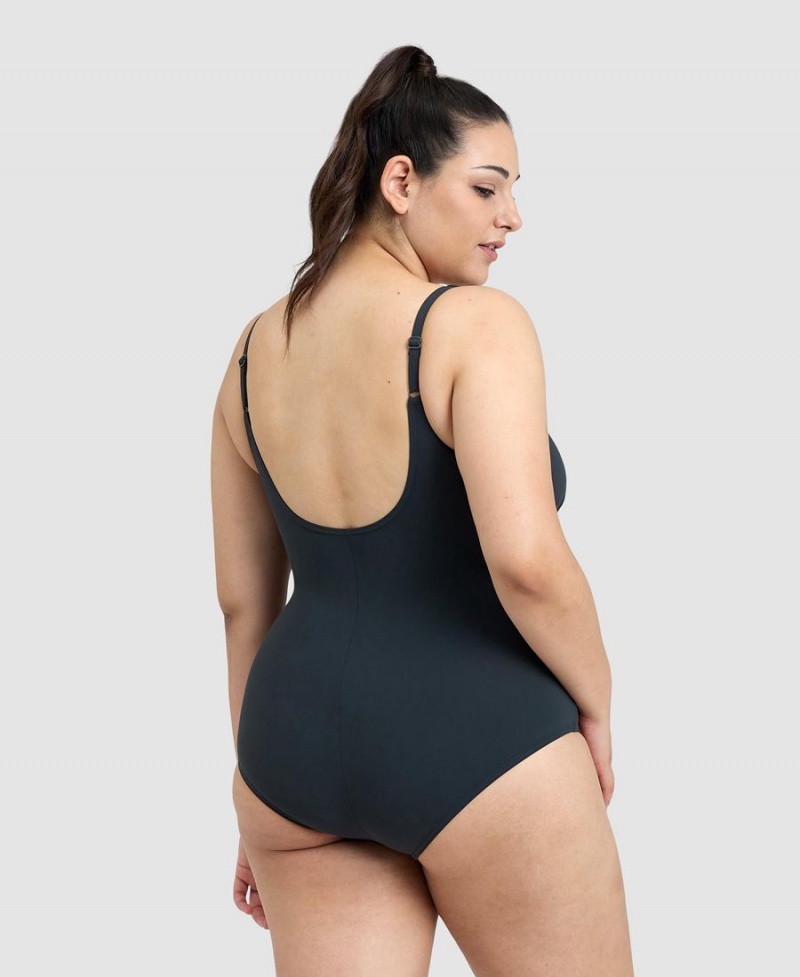 Arena BodyLift Maura U Back Plus Baddräkt Grå | VOY33S-933