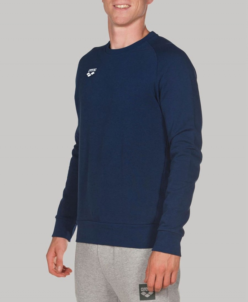 Arena Essential Crewneck Sweatshirt Marinblå | AIC09E-286