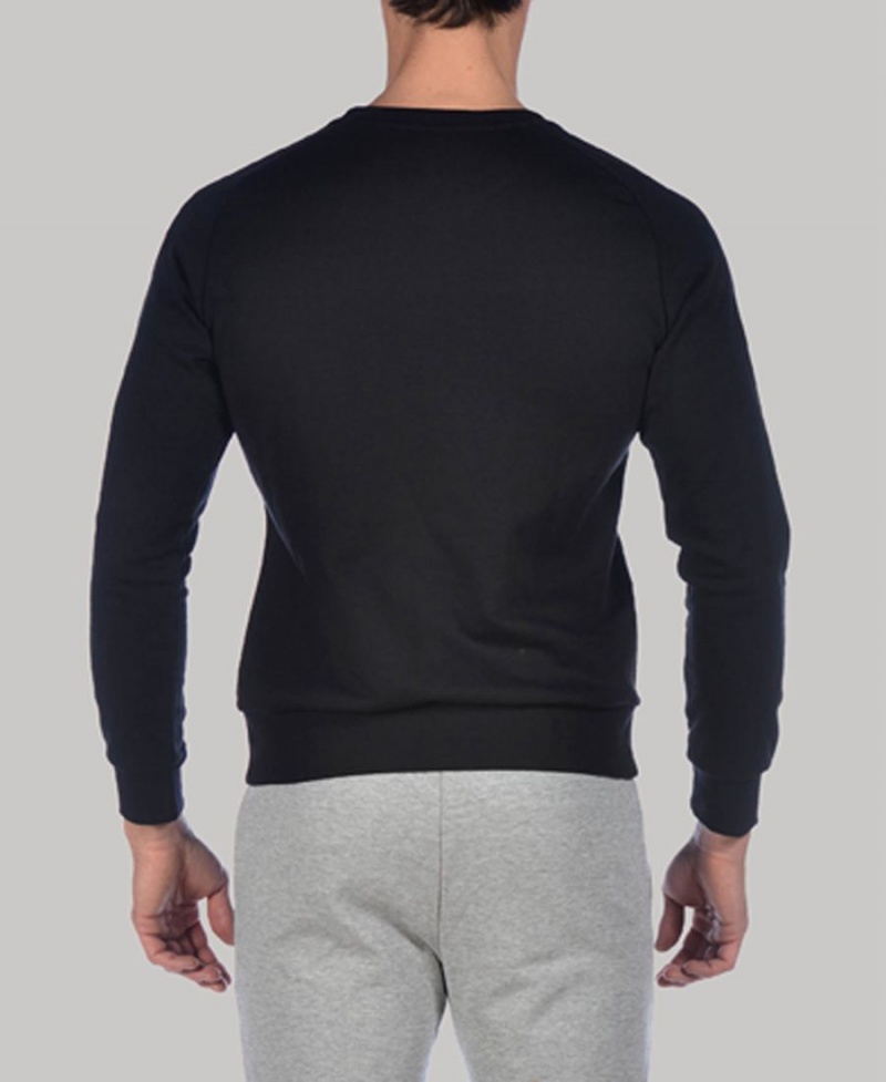 Arena Essential Crewneck Sweatshirt Svarta | LXB84S-461