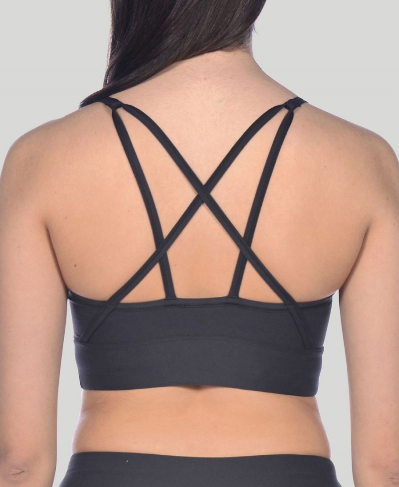 Arena Gym Cross Straps Sport BH Svarta | PYK13Z-509