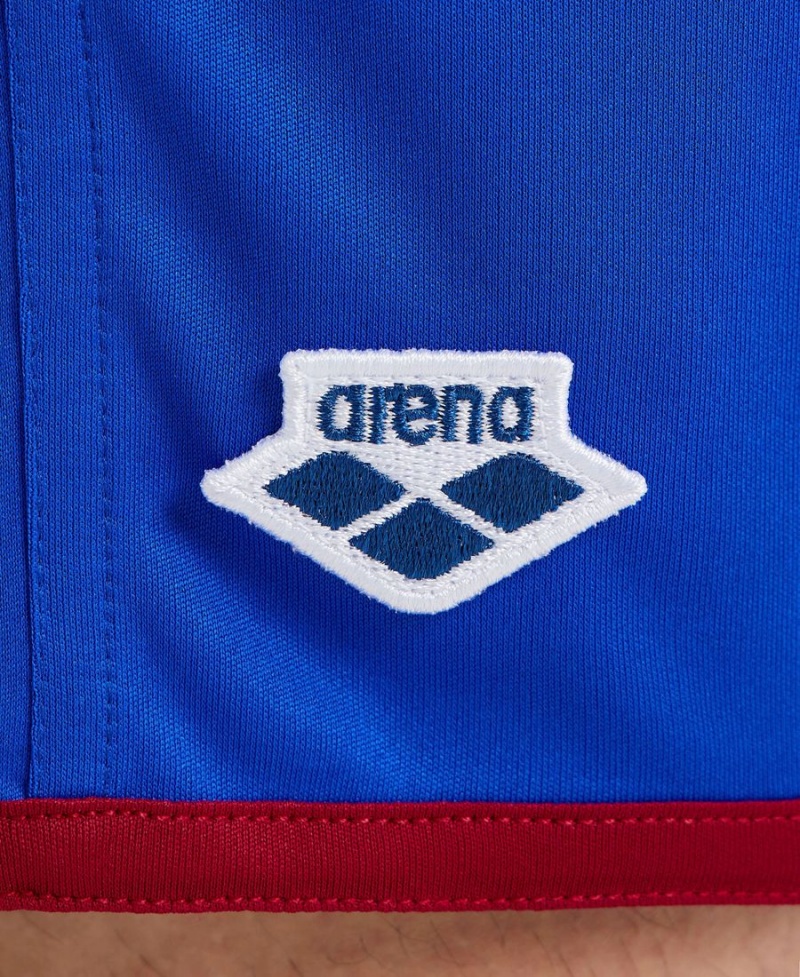 Arena Icons Beach Bermuda Shorts Blå Vinröda | LST56E-740