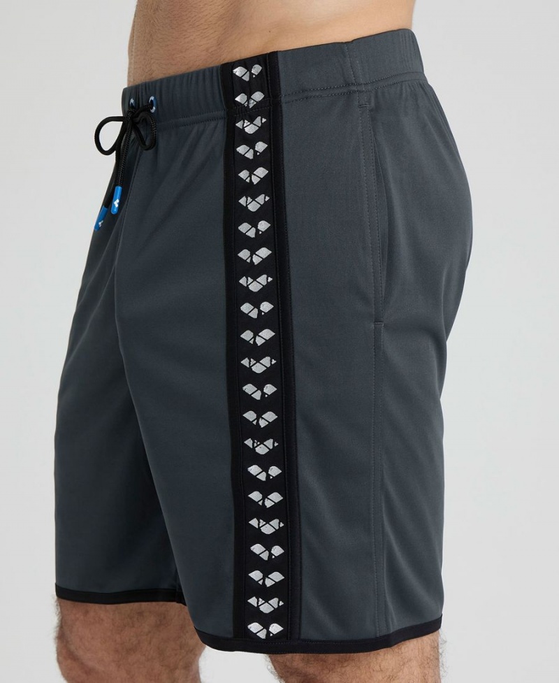 Arena Icons Beach Bermuda Shorts Grå Svarta | OCH43N-300