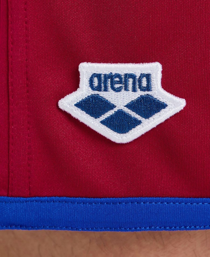 Arena Icons Beach Bermuda Shorts Vinröda Blå | XNP10W-832