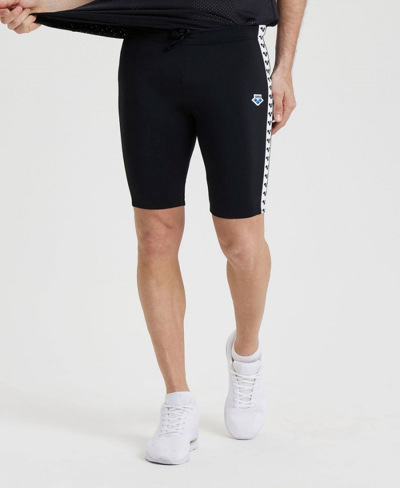 Arena Icons Biker Shorts Svarta Vita | RYS91R-642