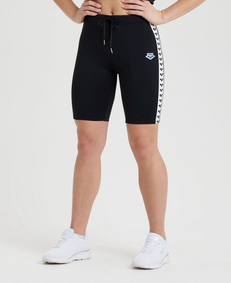 Arena Icons Biker Shorts Svarta Vita | RYS91R-642