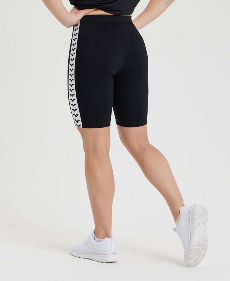 Arena Icons Biker Shorts Svarta Vita | RYS91R-642