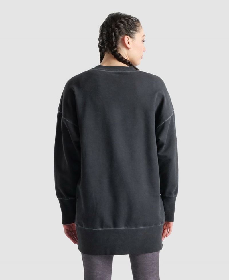 Arena Icons Oversized Crewneck Sweatshirt Grå | BFY50O-263