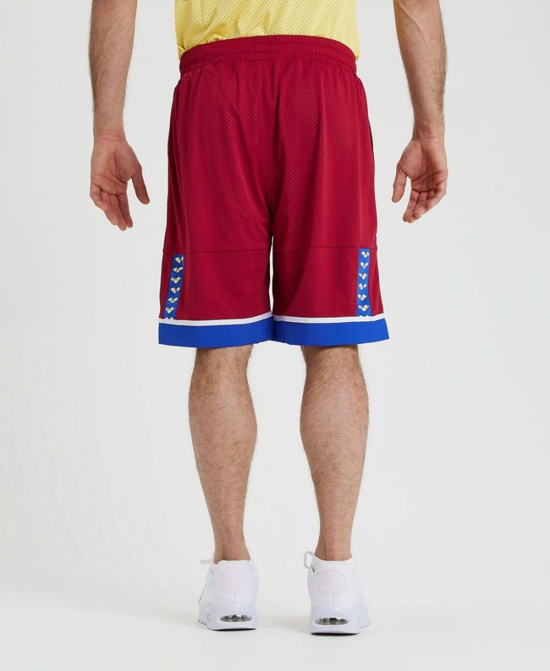 Arena Icons Reversible Bermuda Shorts Vinröda Blå | MTJ32U-883