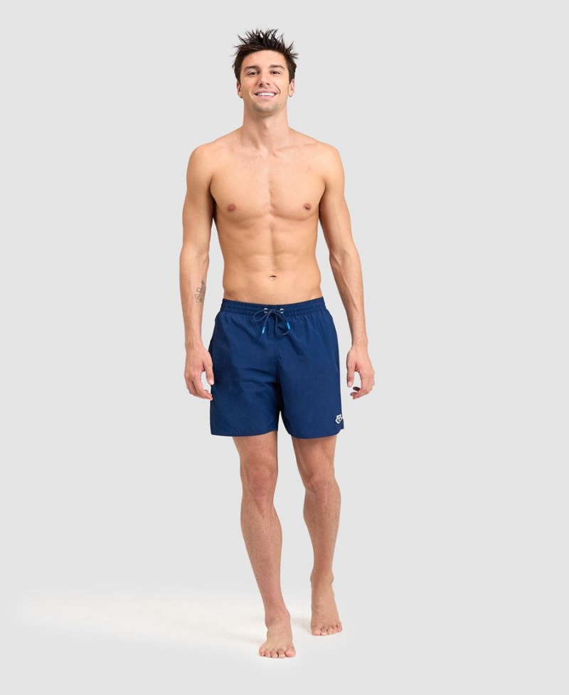 Arena Icons Solid Shorts Marinblå | NJK53B-164