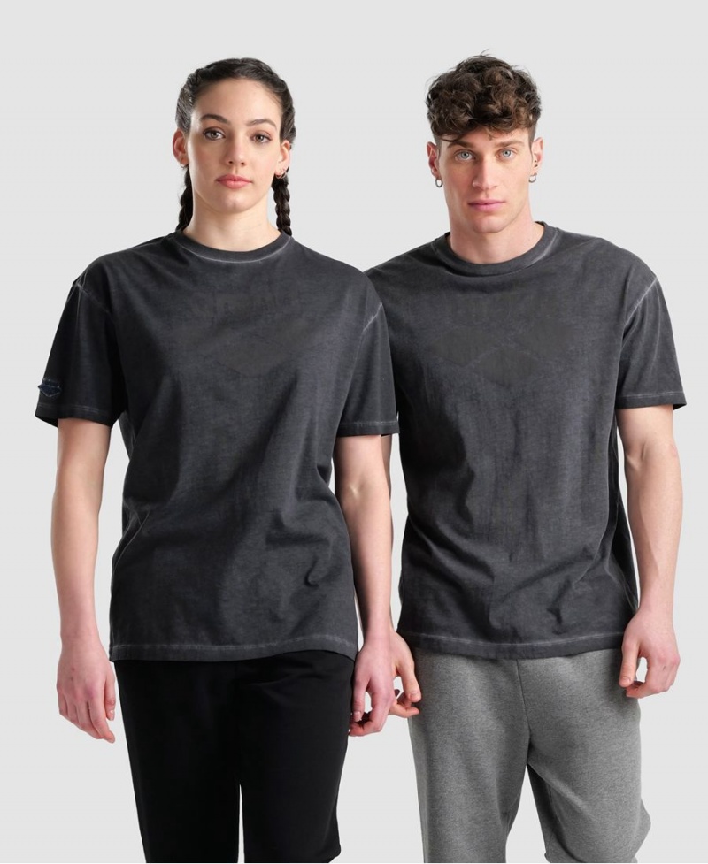 Arena Icons T-Shirt Grå | EWE98B-721