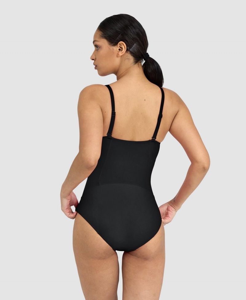 Arena Jenny BodyLift Light Cross Back Baddräkt Svarta | VWK89P-767