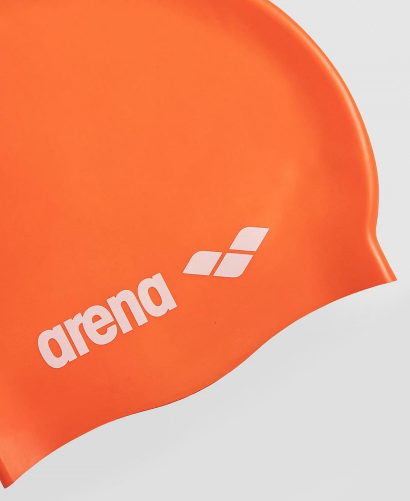 Arena Klassiska Silikon Badmössa Orange | PJD47W-249