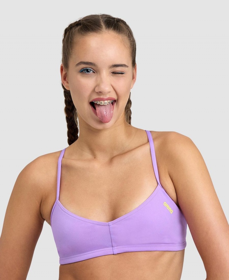 Arena Live Bandeau Bikiniöverdel Lila | JZP99A-998