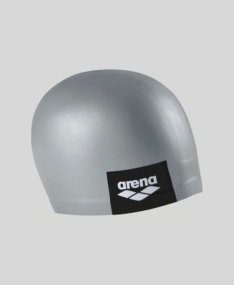 Arena Logo Moulded Silikon Badmössa Grå | SIY44N-707