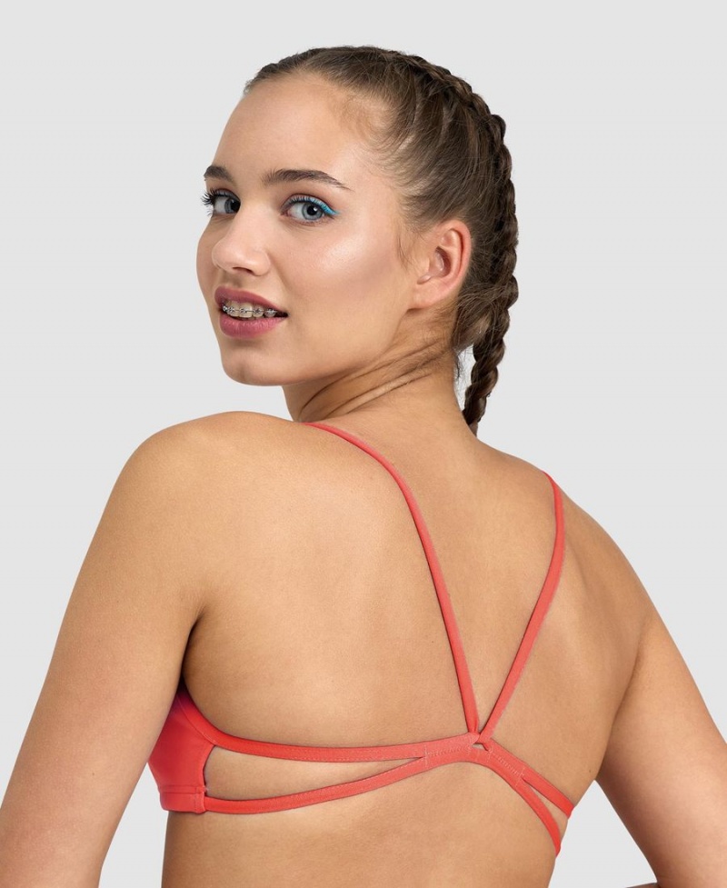 Arena Play Bandeau Bikiniöverdel Röda | RZP99U-528