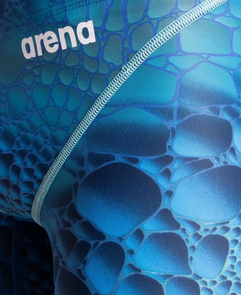 Arena Powerskin ST Next Eco Limited Edition Jr Jammer Blå Olika Färger | FSJ80E-144