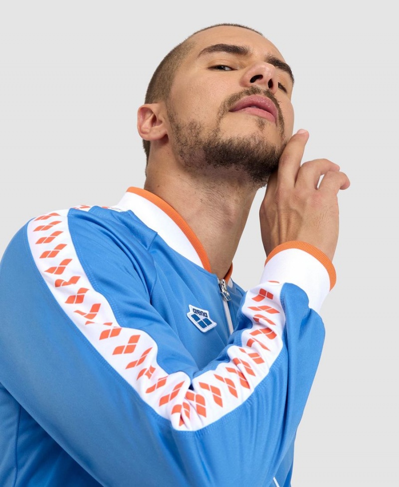 Arena Relax IV Team Full-Zip Jacka Blå Vita Orange | TML05G-359