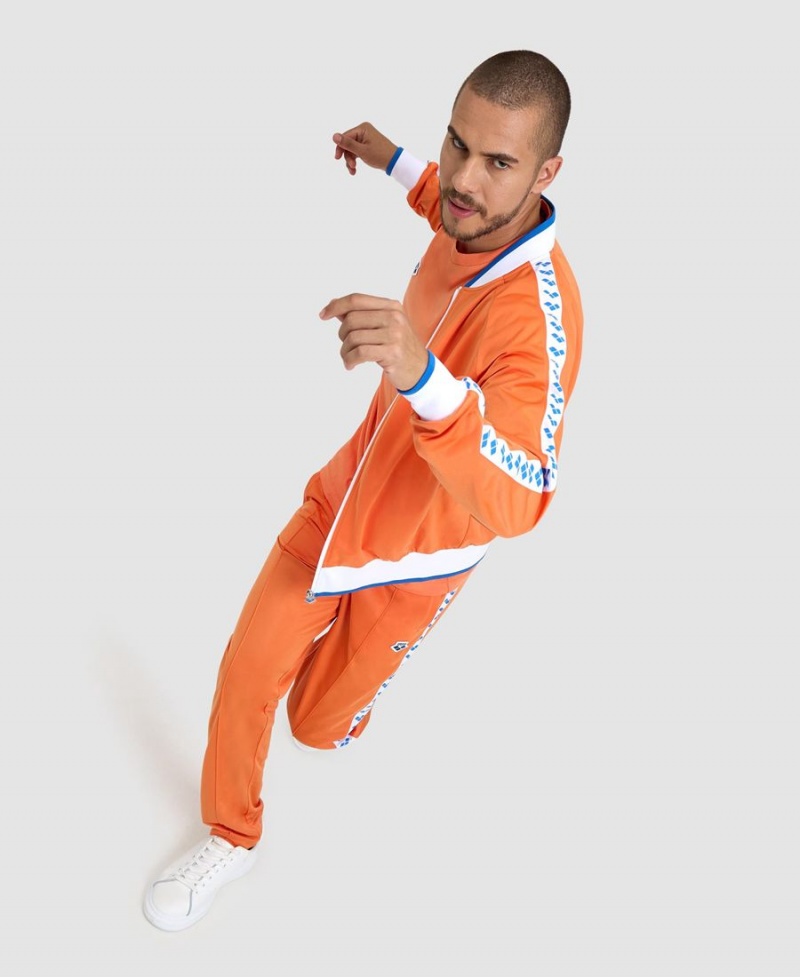 Arena Relax IV Team Full-Zip Jacka Orange Vita | LGM53K-108